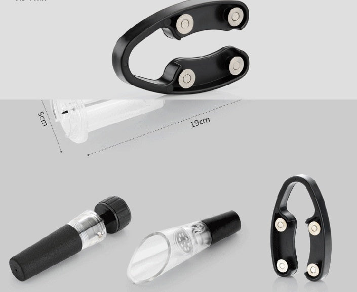 Pneumatische wijnopener set – productfoto 3