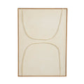 Wandpaneel Beige – 70 × 50 cm