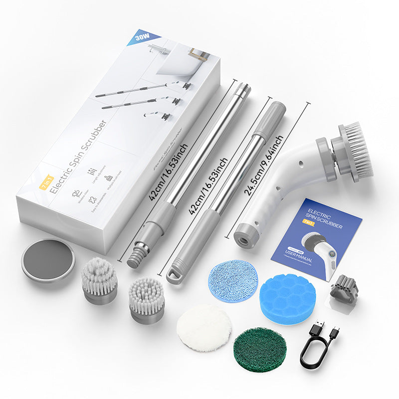 Draadloze 7-in-1 elektrische reinigingsborstel – productfoto 2