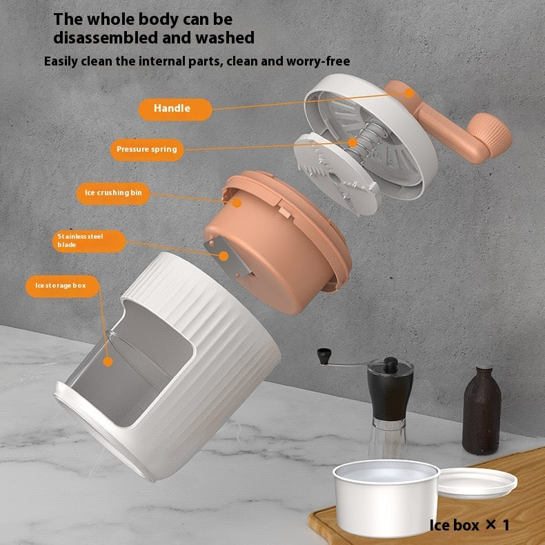 Handmatige ijsschaaf en ijscrusher - productfoto 3