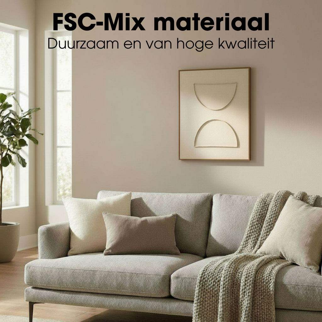 Wandpaneel Beige – 60 × 60 cm
