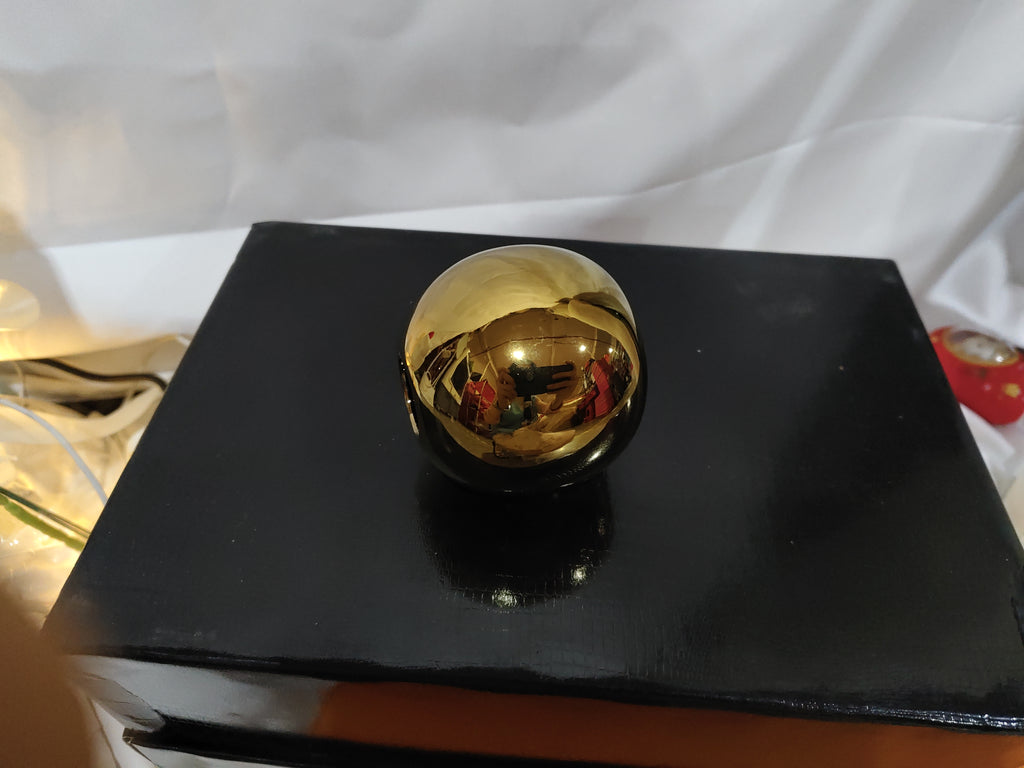 Gouden keramische siervaas - productfoto 6