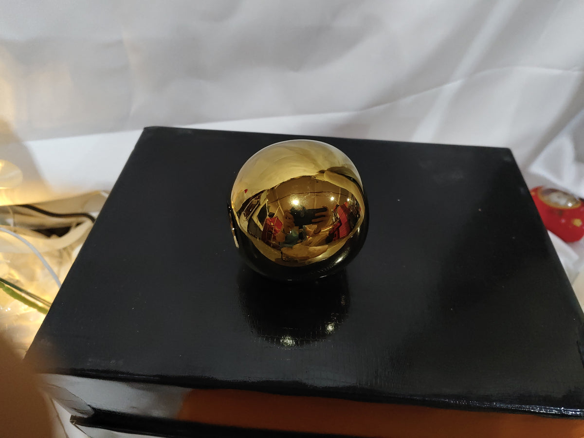 Gouden keramische siervaas - productfoto 6