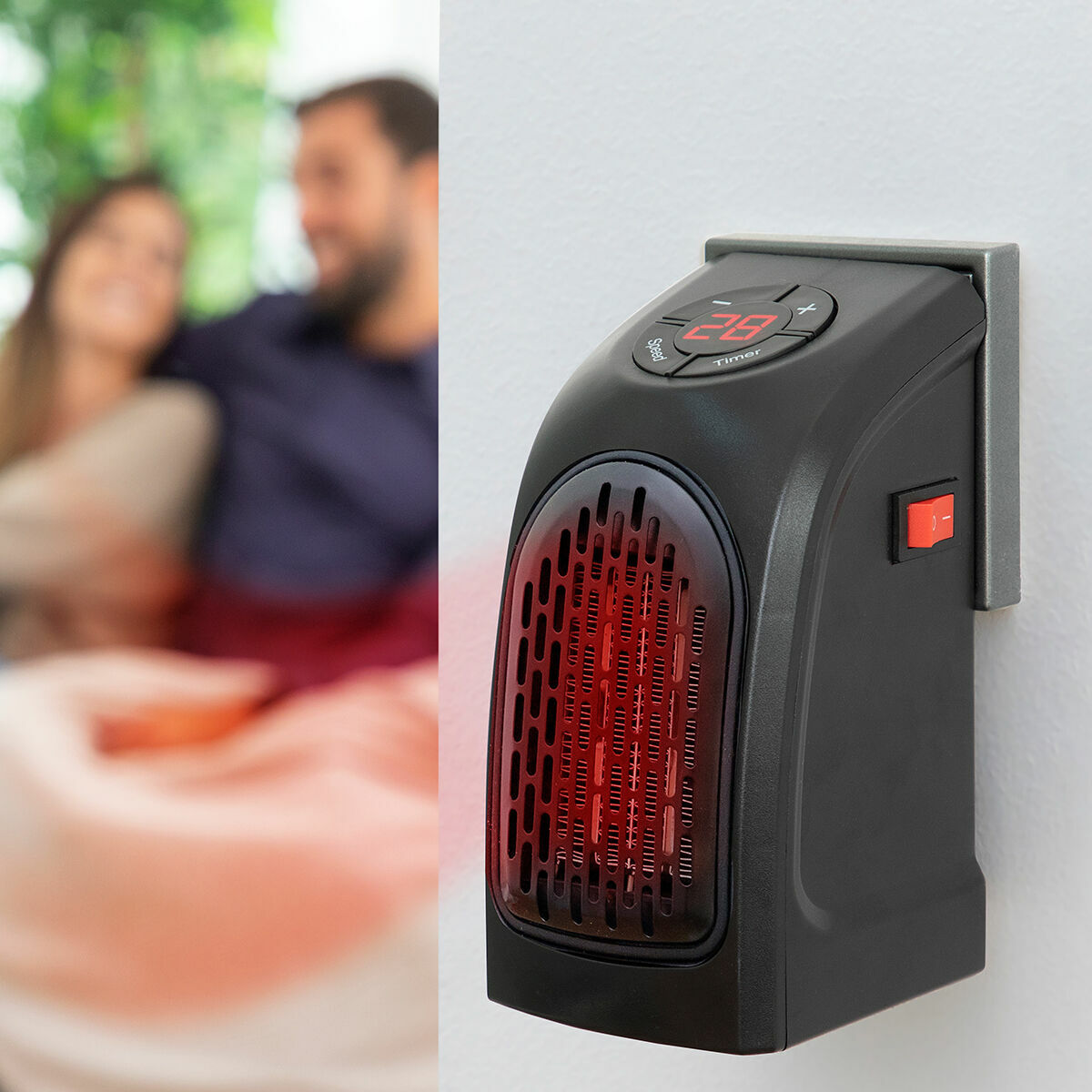 Innovagoods Draagbaar Minikacheltje Voor In Stopcontact Heatpod Innovagoods 400 W