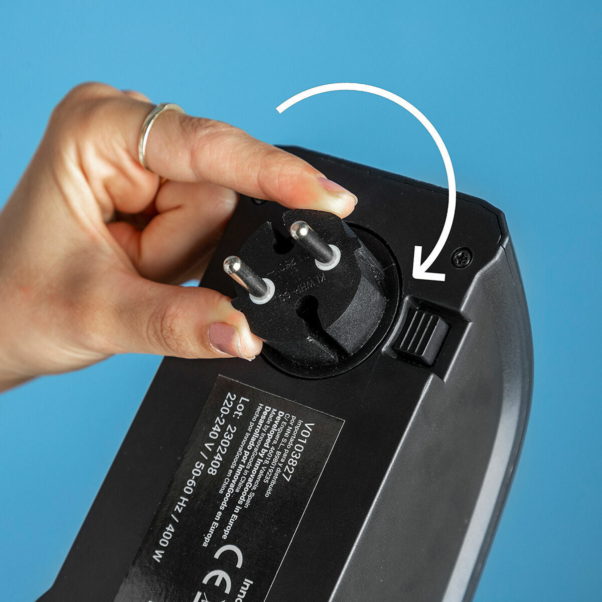 Innovagoods Draagbaar Minikacheltje Voor In Stopcontact Heatpod Innovagoods 400 W