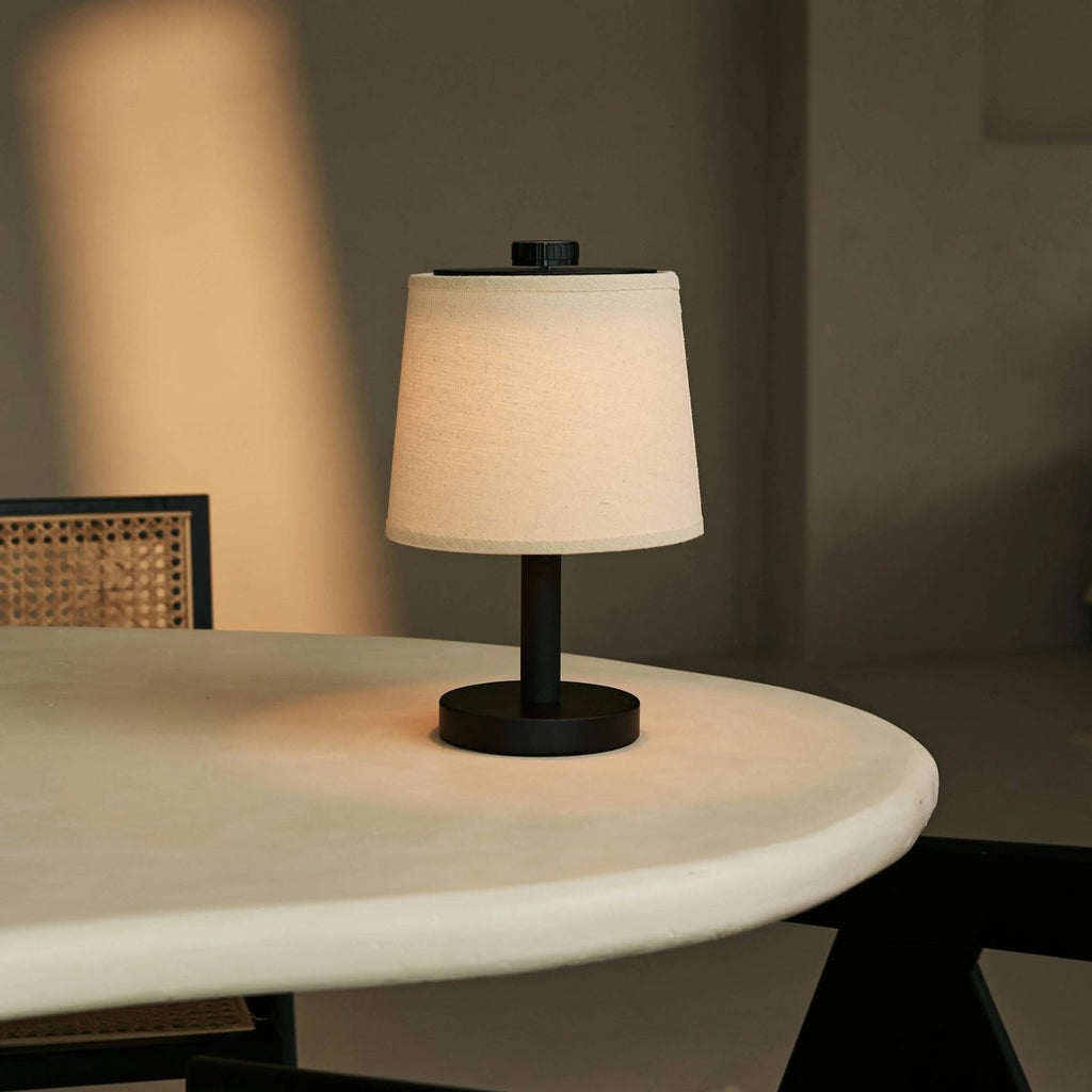 Rover Zwarte Houten Oplaadbare Tafellamp