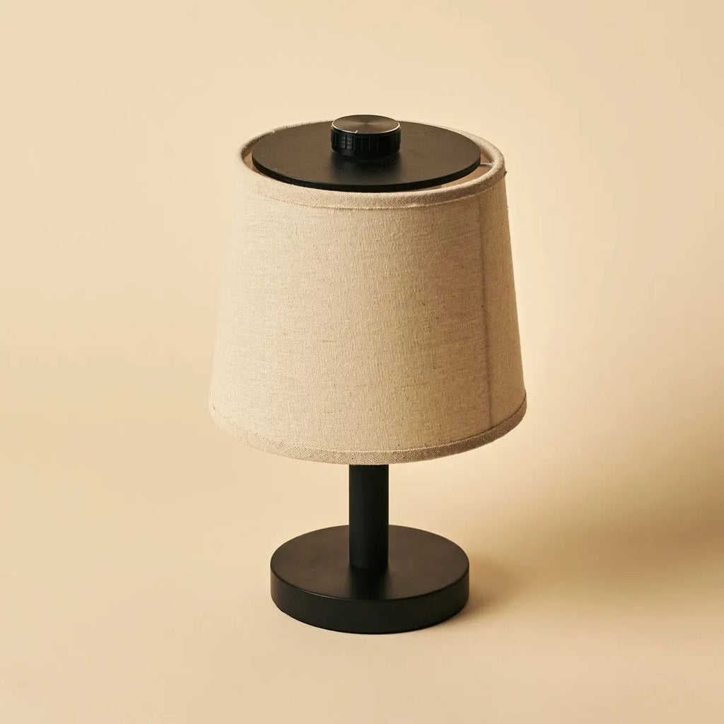 Rover Zwarte Houten Oplaadbare Tafellamp